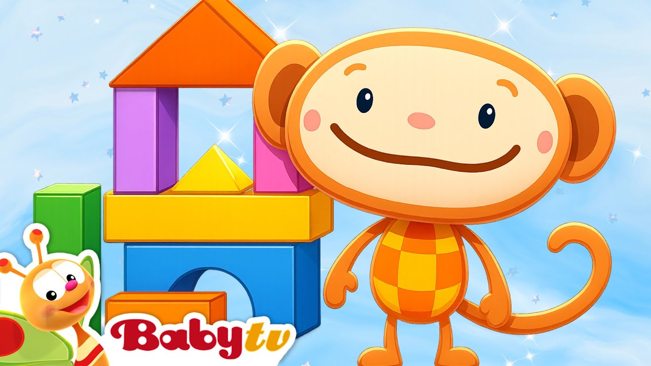 Oliver Descobre a Creche 🏗️ | Blocos e Carinhas Engraçadas | BabyTV