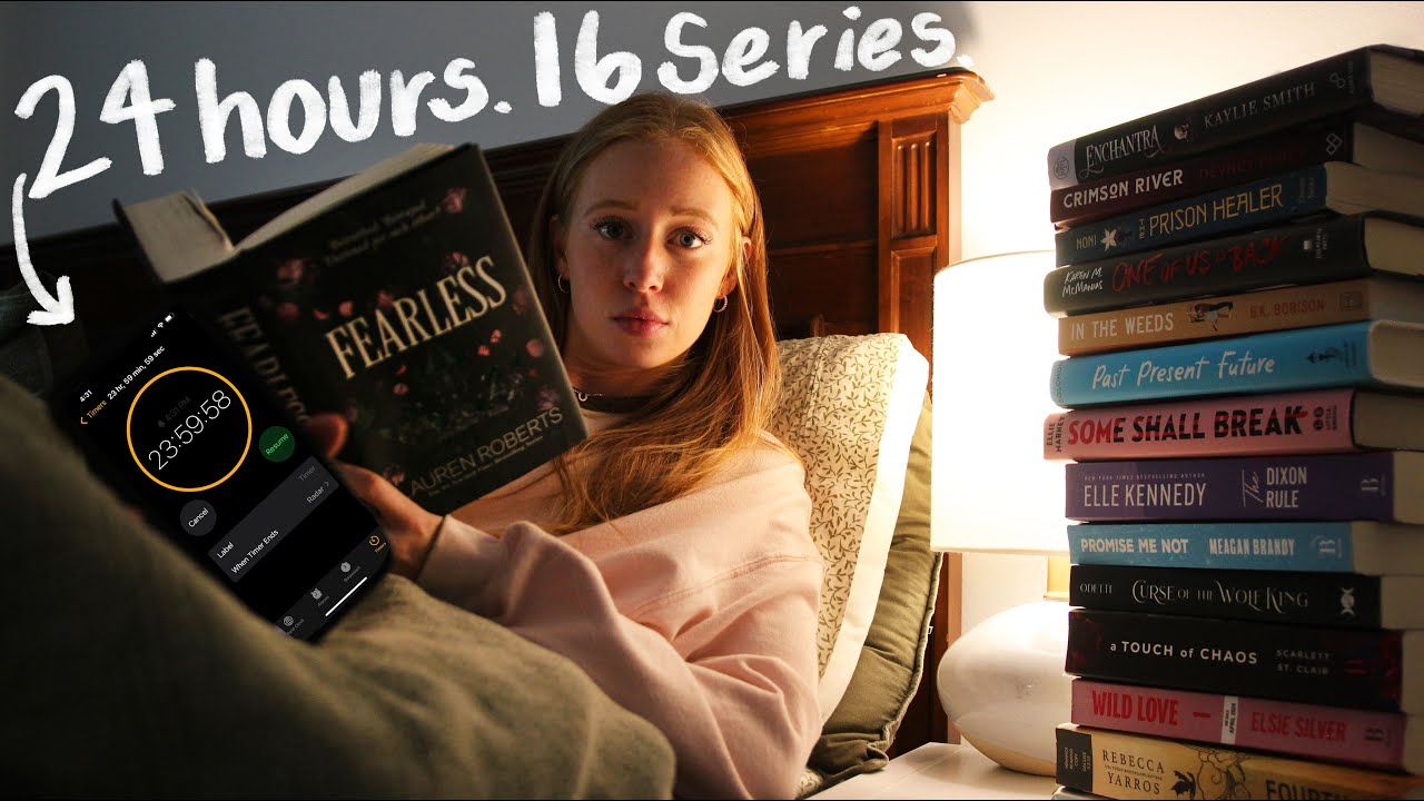 Finishing Every Series I'm in the middle of... for 24 hours!!
