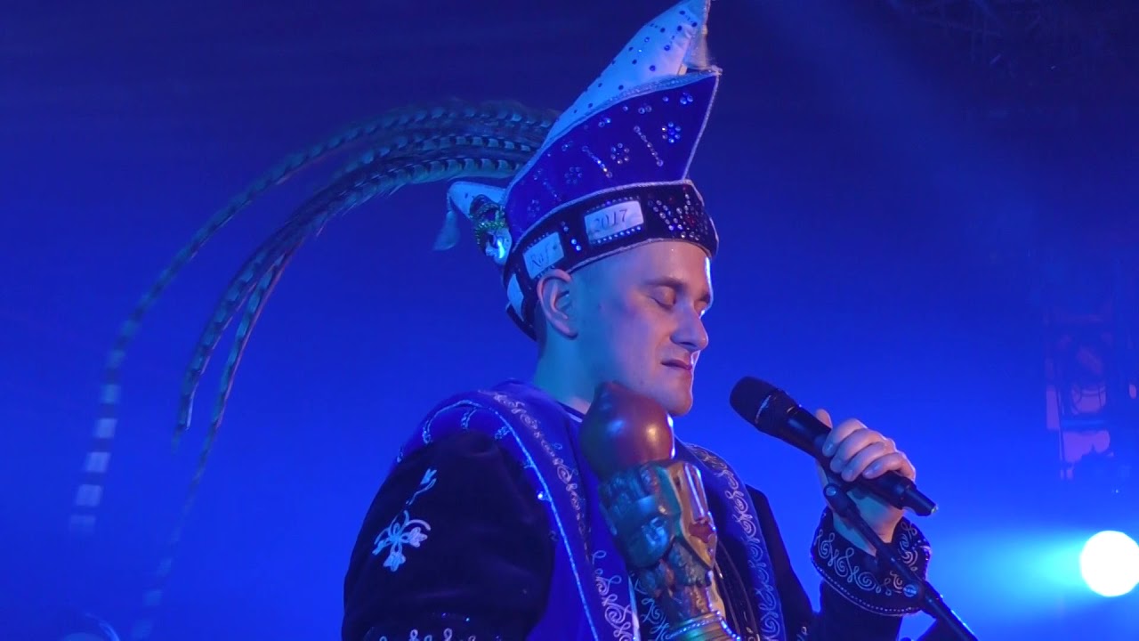 Slotshow en afscheidslieken van De Raf tijdens Prinsenverkiezing 2018 in de Flora