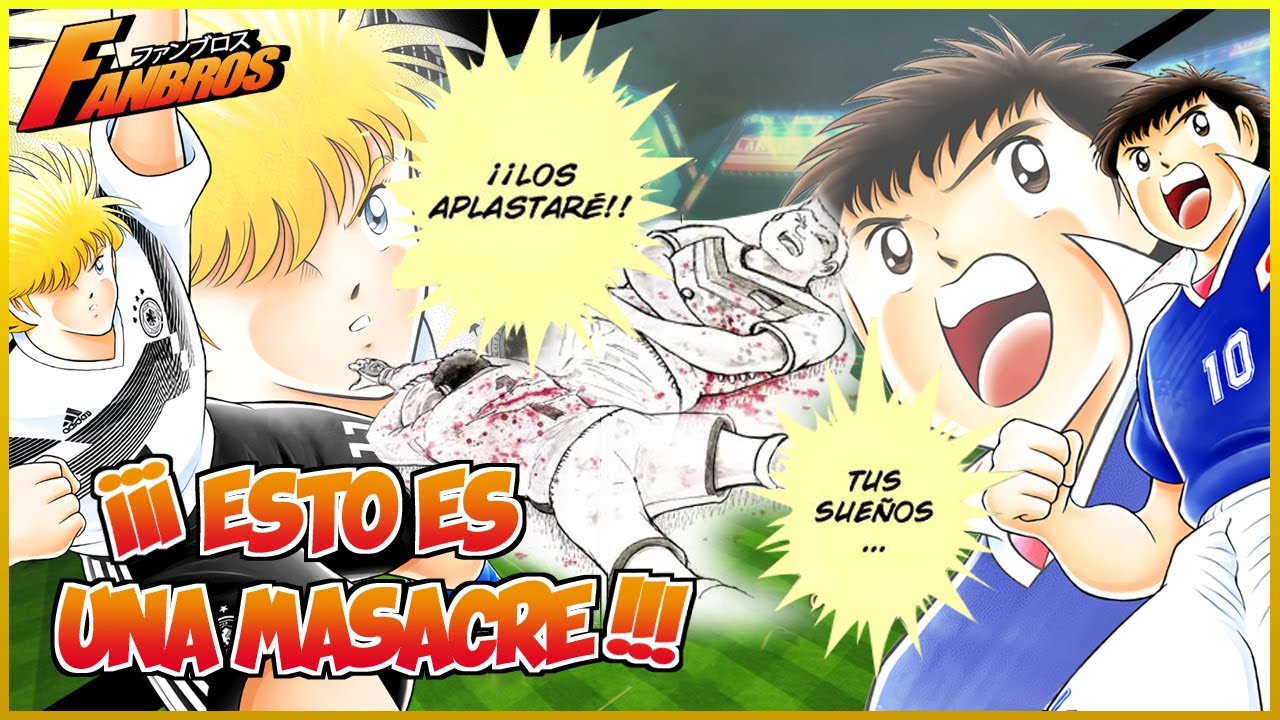 EL MEJOR CAP DE SUPERCAMPEONES!!! MATANZA!!! FAN BROS CAPTAIN TSUBASA - JAPON VS ALEMANIA