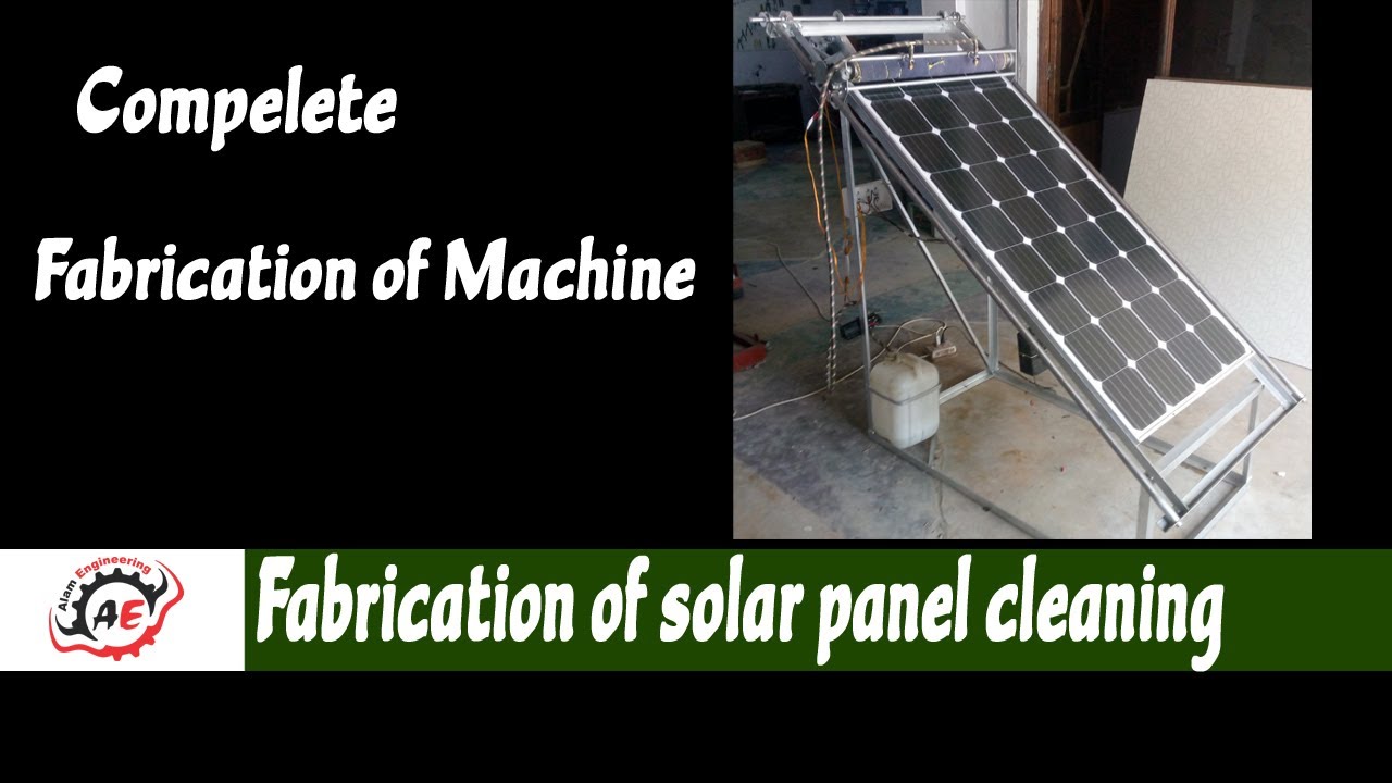 How to make Solar Panel Cleaning system #01 | Alam engineering