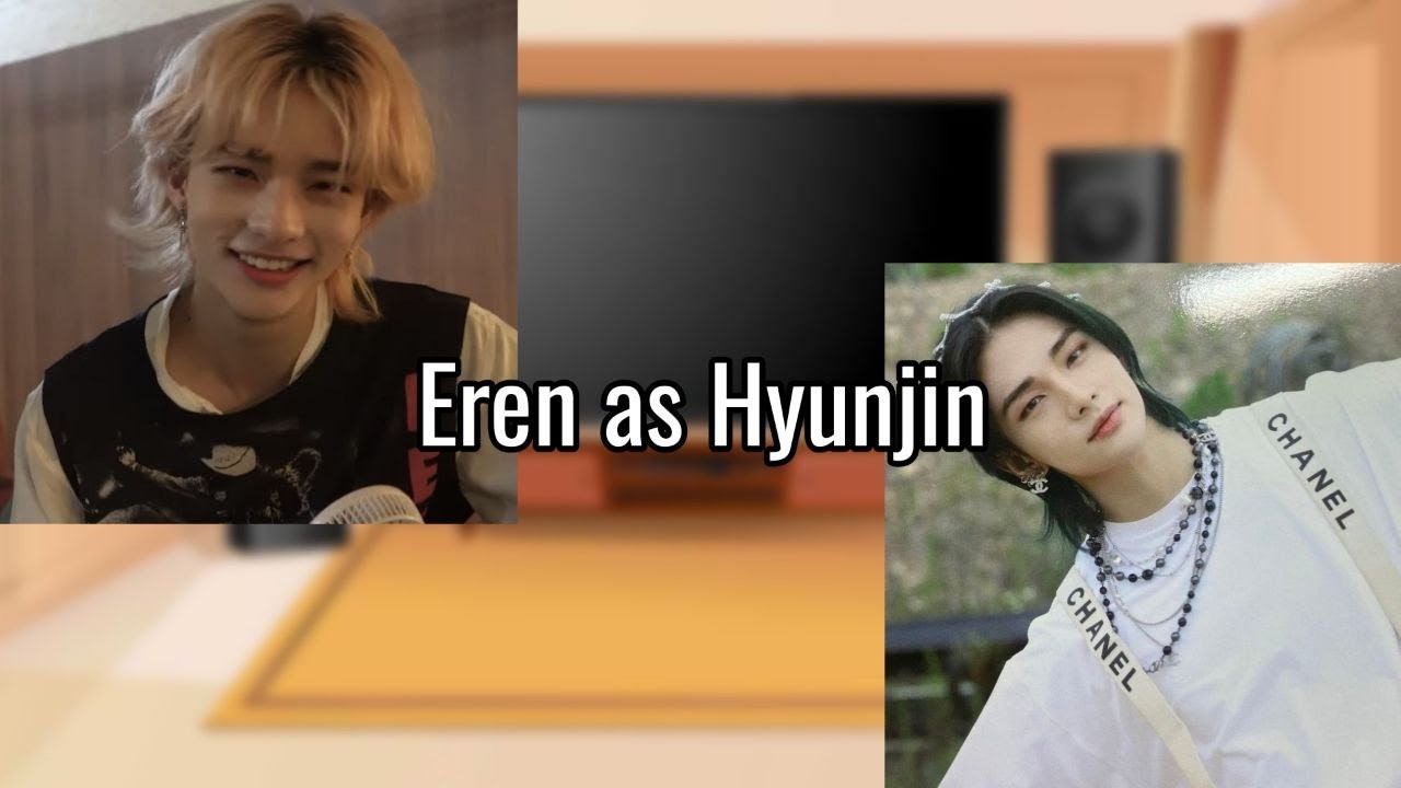 Attack on Titan react to Eren as Hyunjin (AU DESCRIPTION)