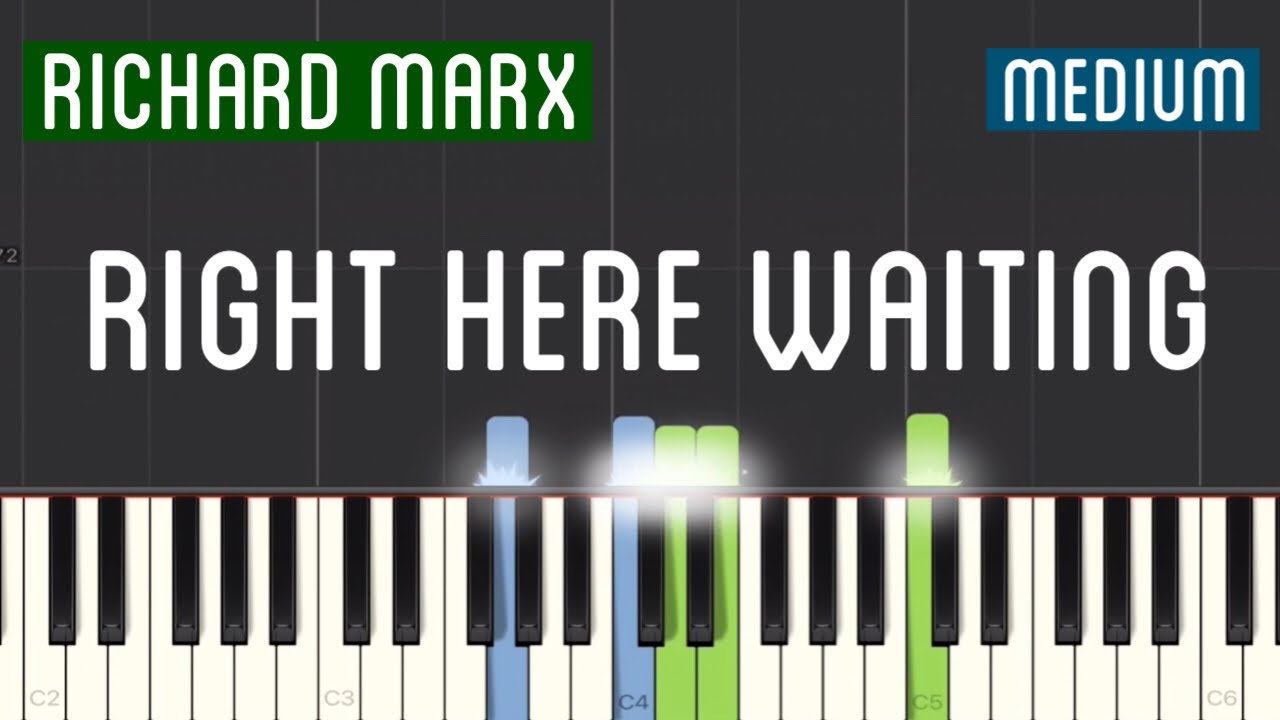 Richard Marx - Right Here Waiting Piano Tutorial | Medium