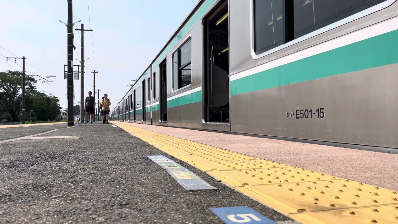 小木津駅 1番線 発車メロディー 「明日は咲こう花咲こう」(2.2c)