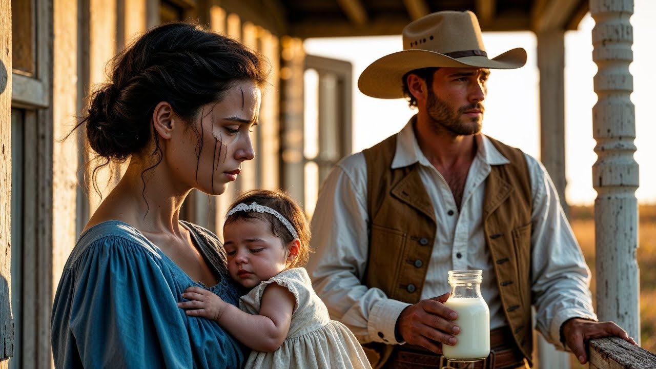 The Widow Held A Baby She Could Not Feed, The Cowboy Brought Milk And A Marriage Proposal