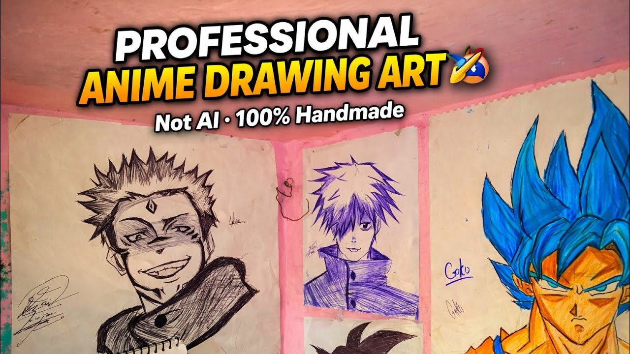 Faizan Malik Gzb is a live all anime character drawing all