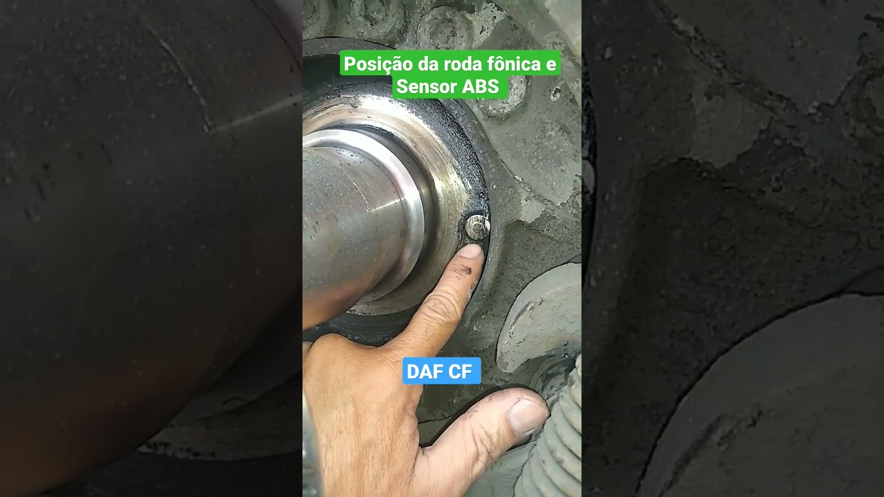 Sensor ABS e roda f&ocirc;nica - DAF CF
