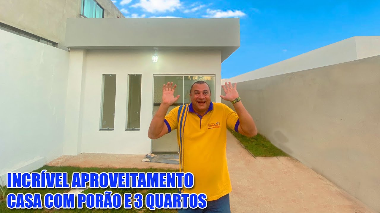 Essa casa é de cair o queixo de tão bem acabada! Financia por qualquer banco l preço de 260 mil