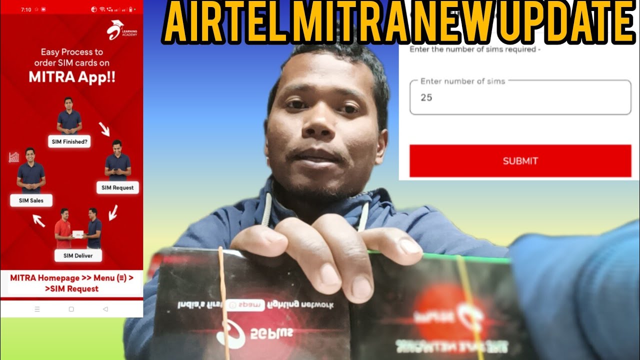Airtel Retailer New Update 2026 | Mitra App Update SIM request | Airtel Lafu SIM Request Option