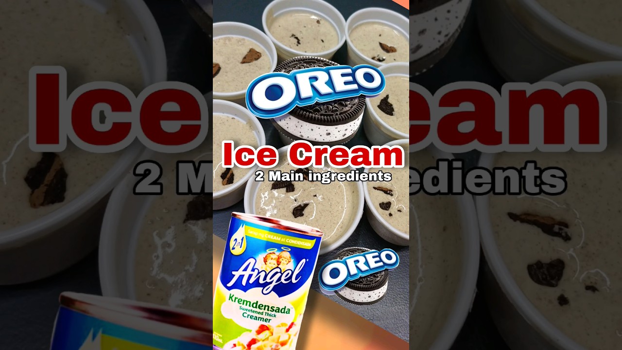 2 MAIN INGREDIENTS OREO ICE CREAM RECIPE NEGOSYO SUMMER DESSERTS
