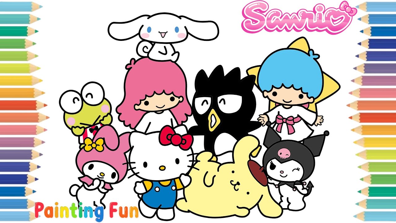 ☆サンリオおえかき・ぬりえ☆（SANRIO）