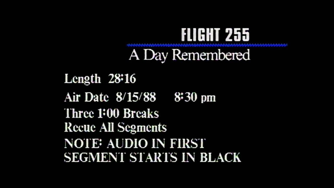 FILE VIDEO: Flight 255: A Day Remembered