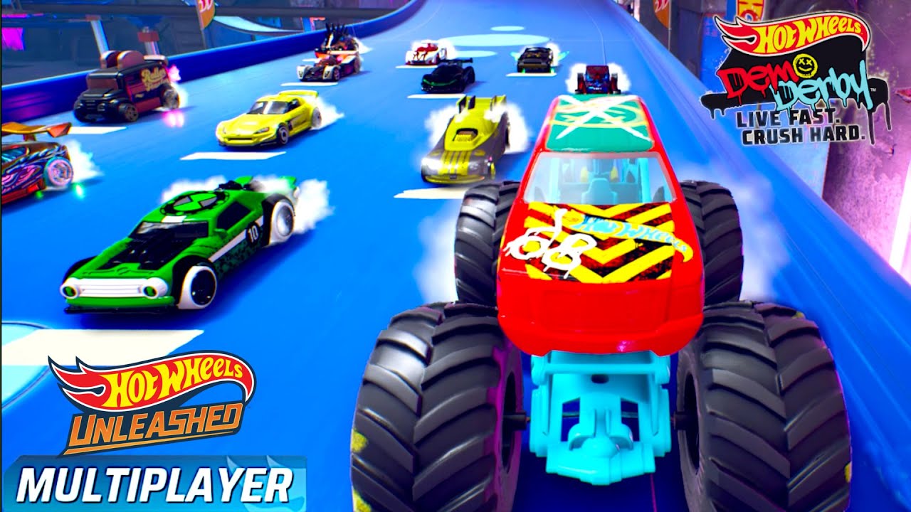 HOT WHEELS UNLEASHED – Demo Derby Monster Truck – Online Multiplayer Ep. 33