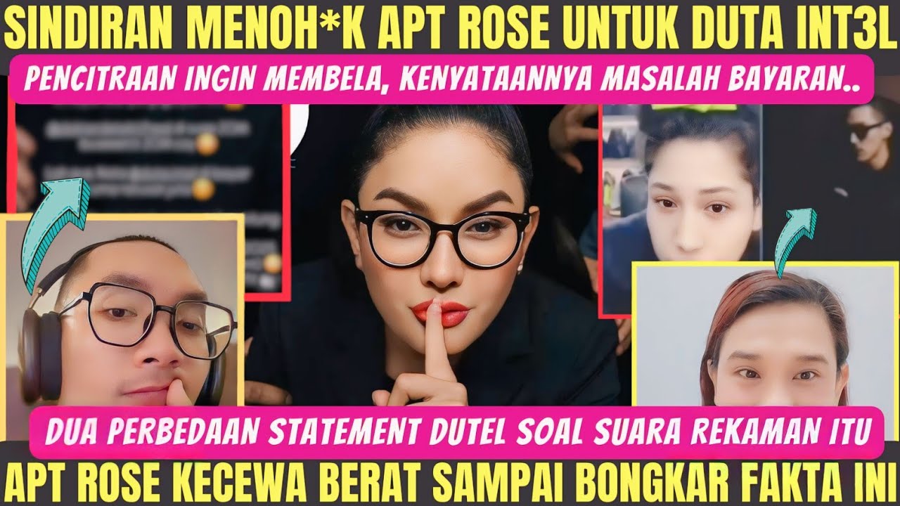 IKUT KECEWA‼️APT ROSE BONGKAR FAKTA INI DAN BERIKAN SINDIRAN MEN*HOK KEPADA DUTEL TERKAIT REKAMAN‼️