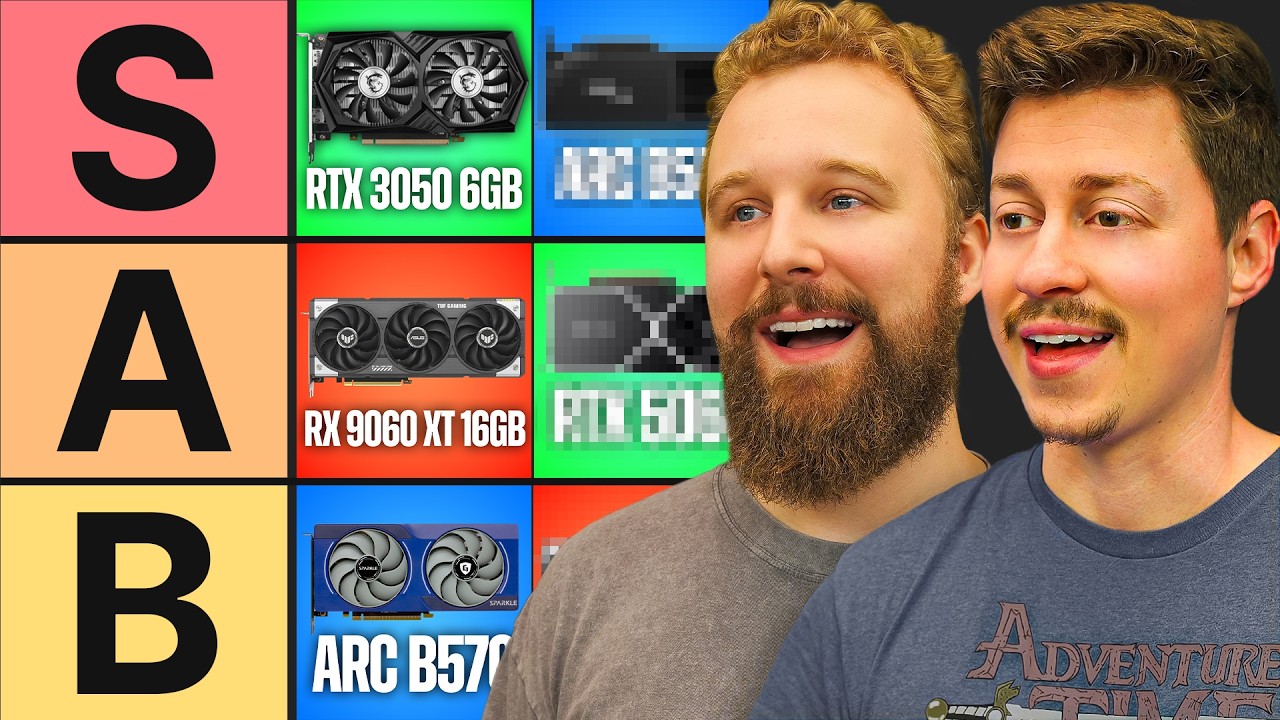The BEST Graphics Cards Tier List 2025
