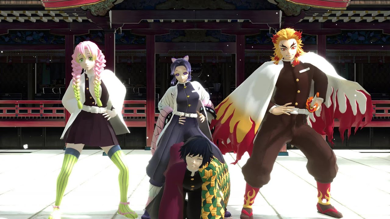 【鬼滅のMMD】『シャルル』『きょうはハレバレ』 by煉獄杏寿郎/冨岡義勇/胡蝶しのぶ/甘露寺蜜璃 4K