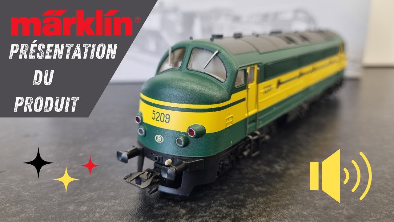 Train H0 : Nouvelle Gros-Nez Märklin SNCB