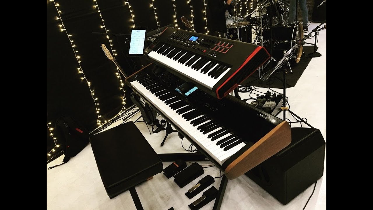 Como conectar 2 teclados por midi y configurar los canales midi