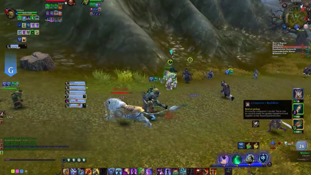 Warhammer Online Return of Reckoning | RvR Chosen PoV 03 30 2017