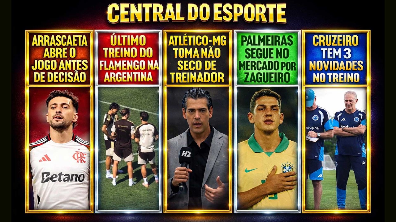 TREINO DO FLAMENGO NA ARGENTINA | FILIPE LUIS SURPREENDE  | 3 REFORÇOS NO CRUZEIRO | NÃO NO GALO E+
