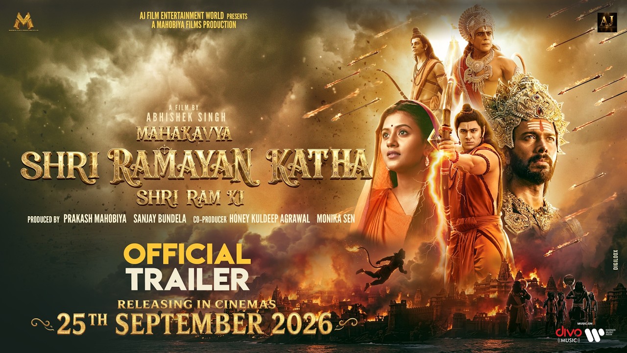 Mahakavya Shri Ramayan Katha - Trailer |Anjali Arora,Dev Sharma,Rajniesh Duggall|Abhishek S| 25 Sept