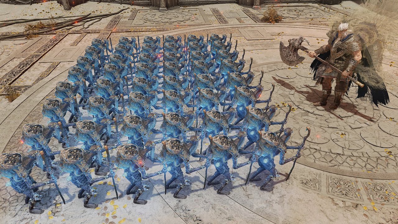 50 Big Glintstone Miners Vs Bosses - Elden Ring