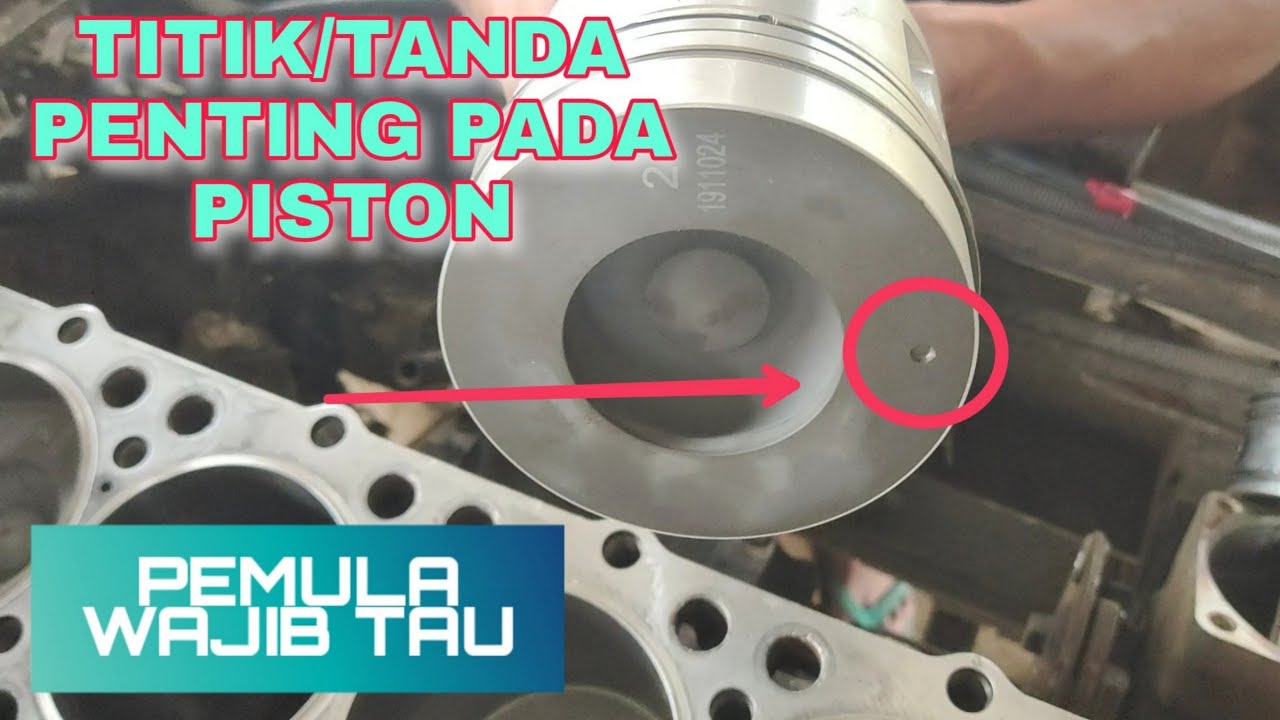 cara pasang piston ke blok | mesin diesel enam silinder