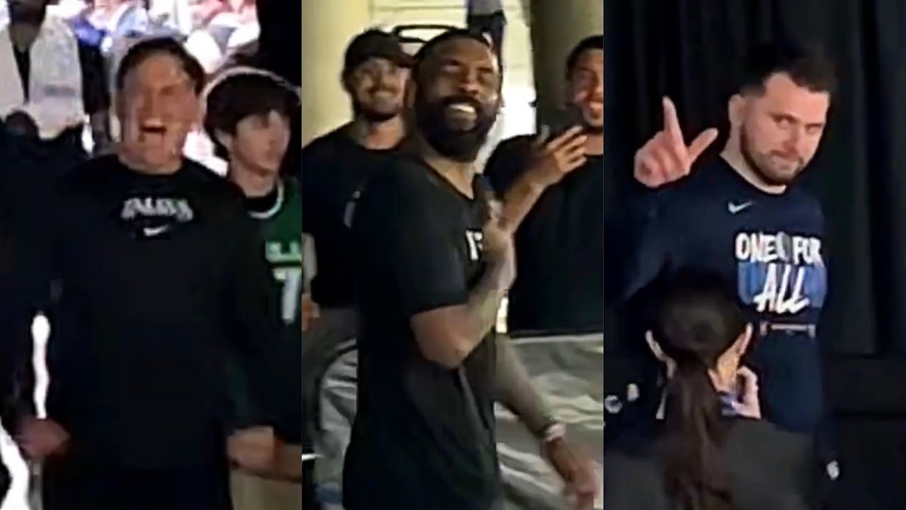 Luka Doncic, Kyrie Irving And Mark Cuban Immediately After Mavs Eliminate Clippers