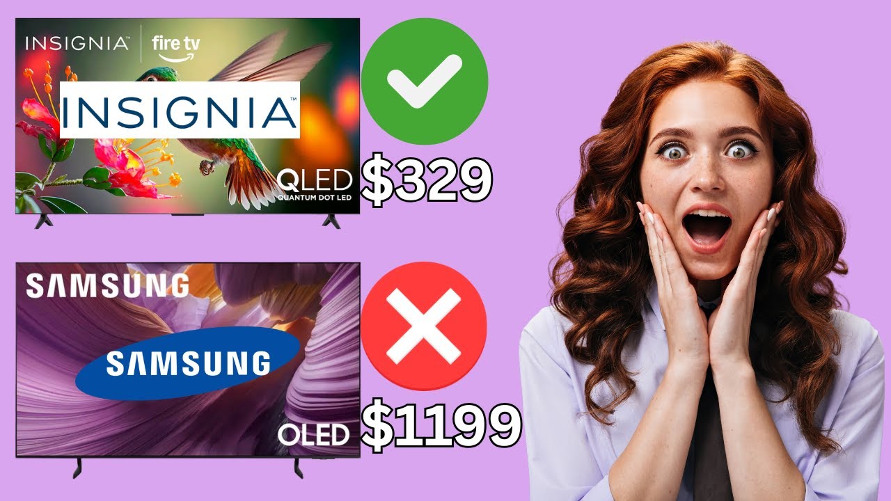 Insignia 65” QLED vs Samsung 65” S85F OLED | Budget QLED vs Premium OLED TV Comparison (2025)