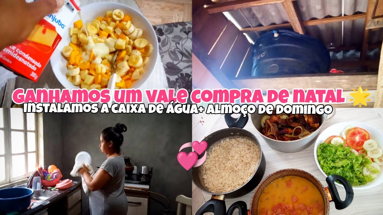 💞Ganhamos Um Vale Compra De 500,00 Para o Natal💞🌟 Almoço De Domingo Maravilhoso😋 Rotina Na Roça 🌵💞