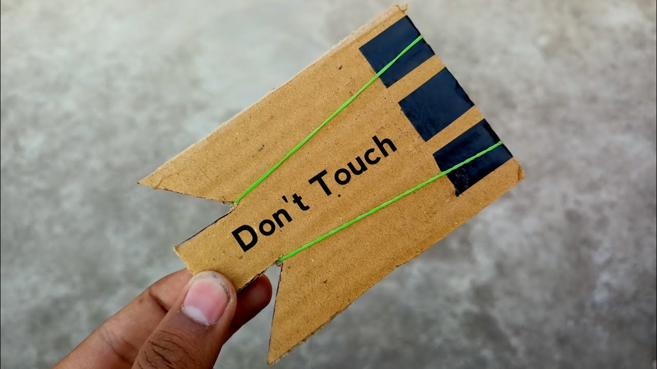 Crazy Prank Toy 😂 || How To Make A Fun Toy With Cardboard