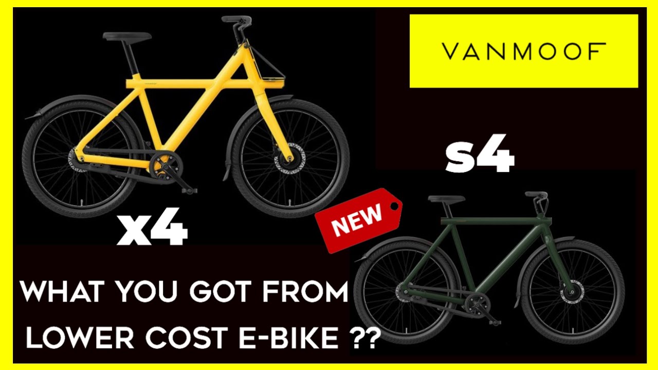 vanmoof s4 and x4 | ebike offer anti theft at a more affordable prices