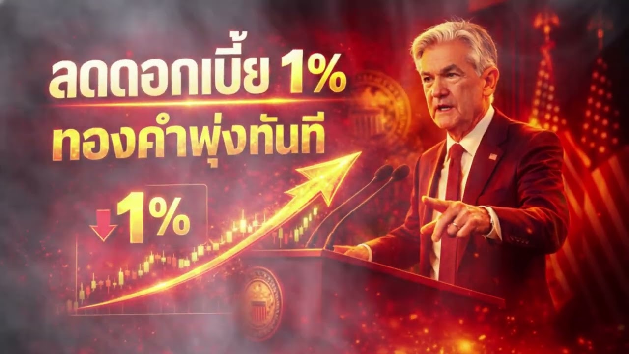 เฟดส่งสัญญาณลดดอกเบี้ย 1% เกมภาษีทรัมป์ และความเสี่ยงตะวันออกกลาง | วิเคราะห์ทองคำ 27 ก.พ. 2569