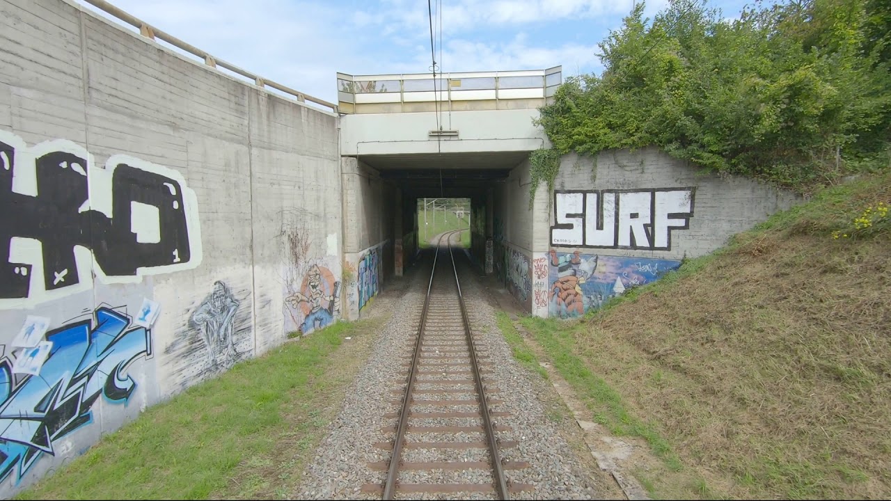 Führerstandsfahrt Basel RB nach Birsfelden Hafen in HD