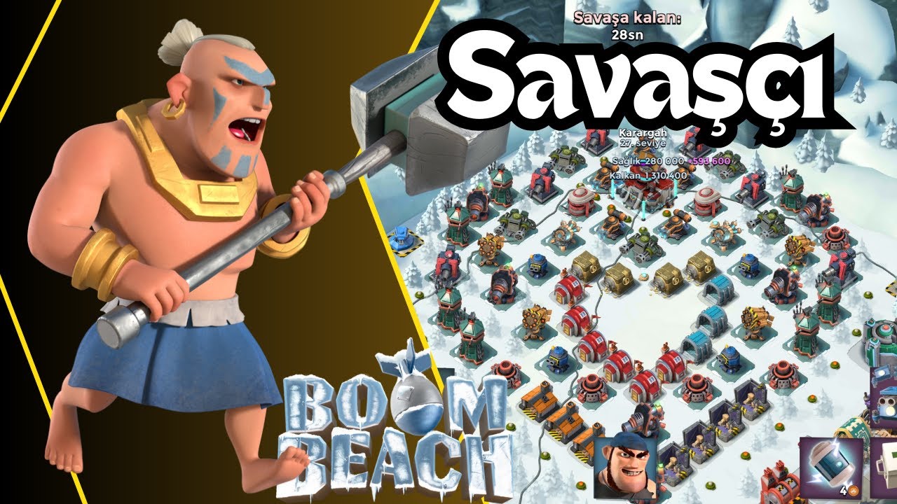 Savaşçı %50 Daha Hızlı Boom Beach Türkçe