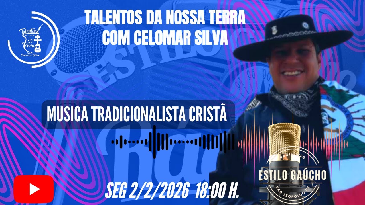 Transmissão ao vivo de Talentos da Nossa Terra Celomar Silva