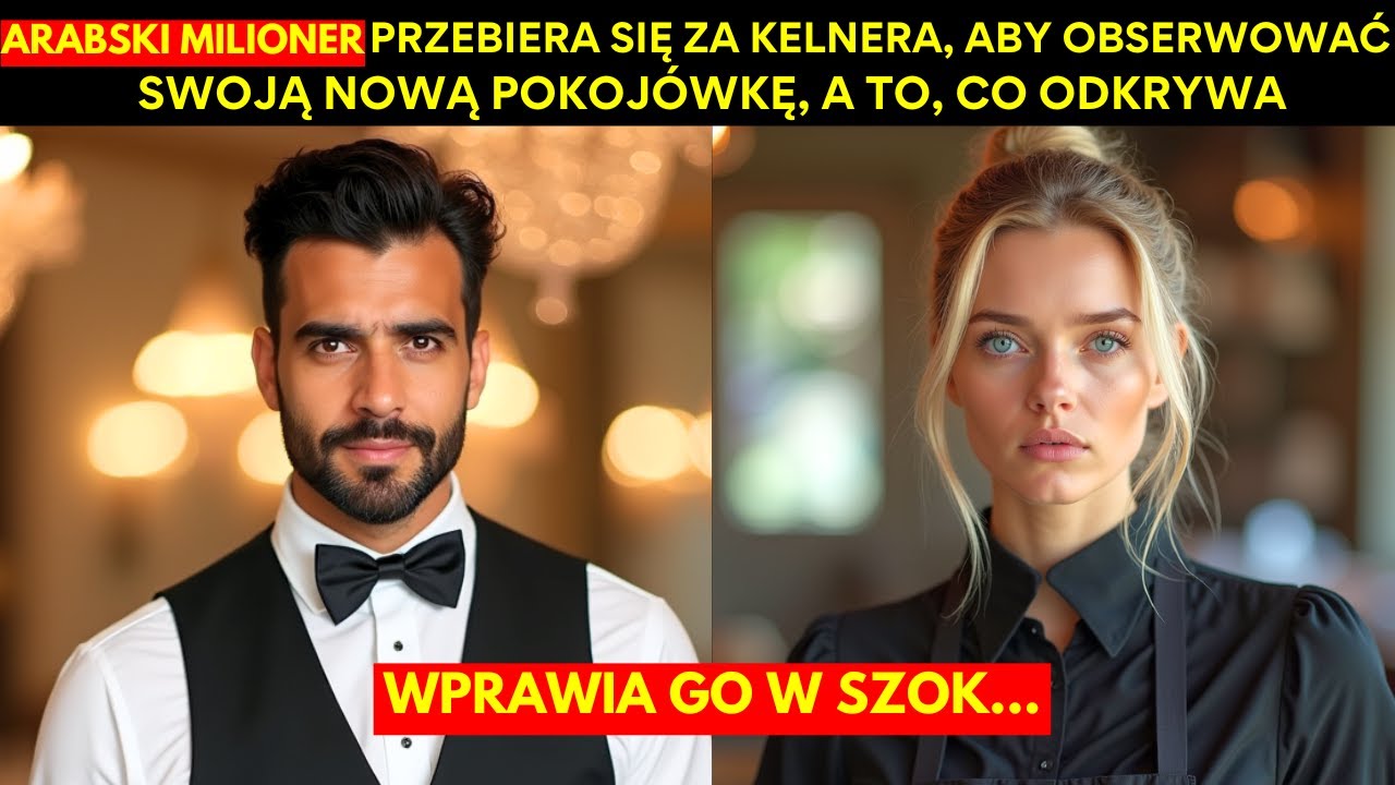 ARABSKI MILIARDER PRZEBIERA SIĘ ZA KELNERA, ABY OBSERWOWAĆ UCZCIWOŚĆ SWOJEJ NOWEJ PRACOWNICY...