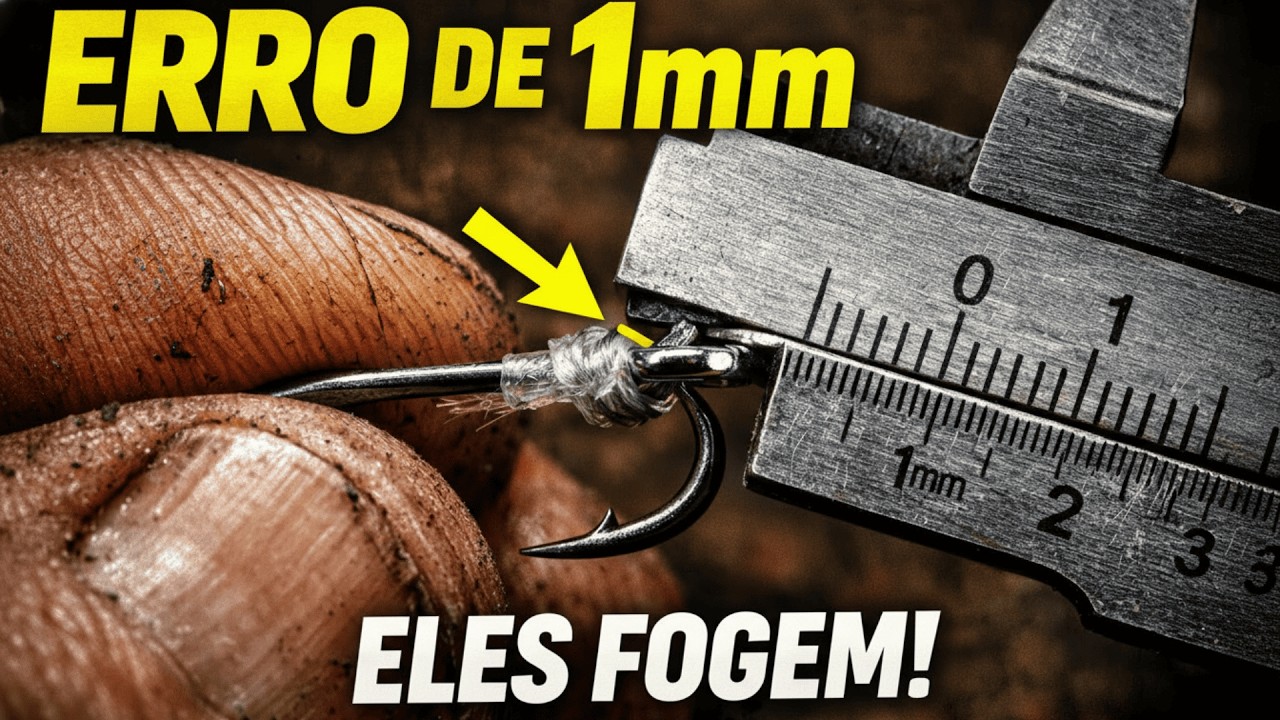 Esse erro de 1mm no seu nó está fazendo você perder peixe grande