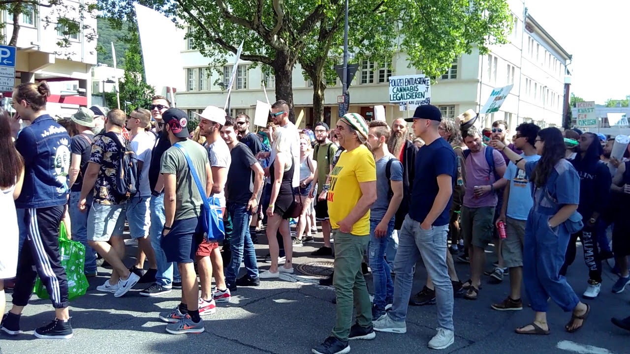 Global Marijuana March Heidelberg 2018 - Start des Zuges II