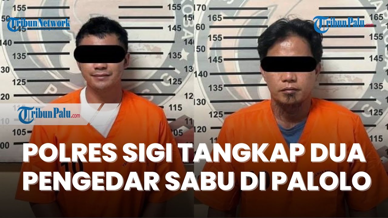 Polres Sigi Tangkap Dua Pengedar Sabu di Palolo, Sita 15 Paket Siap Edar