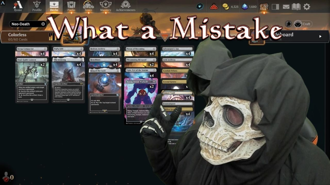 This Colorless Deck Went 2–5… Learn From My Pain | MTG Arena Unedited Games