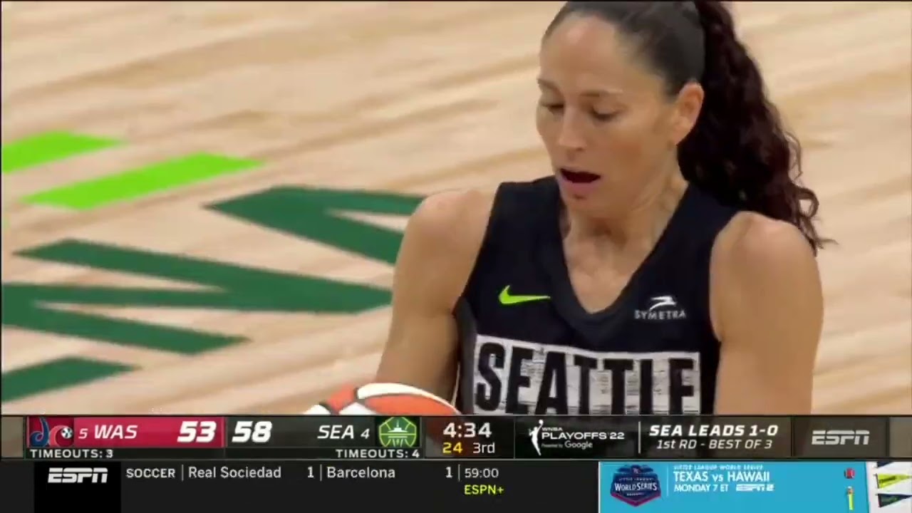 SUE BIRD vs WASH 18 PTS 10 AST     PLAYOFFS      8.21.22
