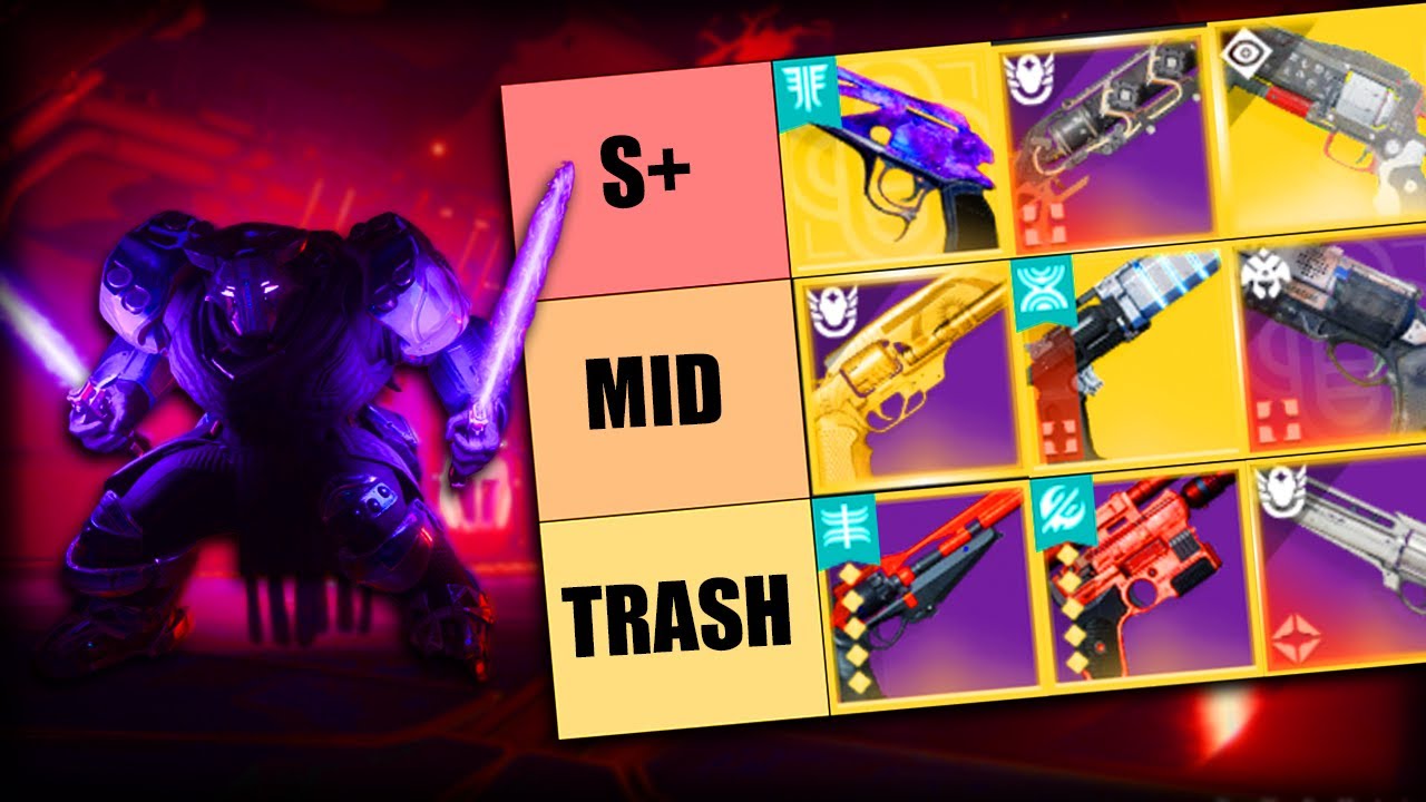 The ULTIMATE Destiny 2 Hand Cannon Tier List (Renegades)