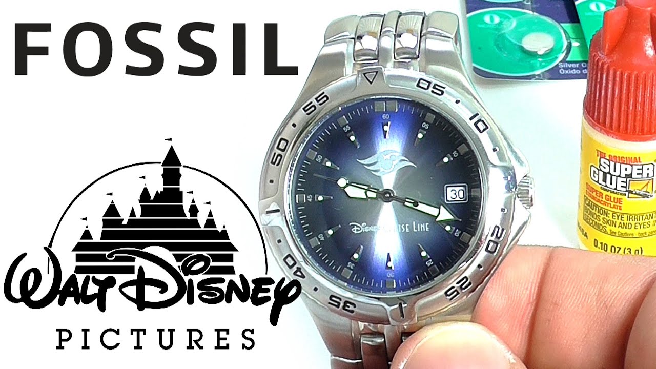 Fossil Disney – Поменять батарейку и заклеить