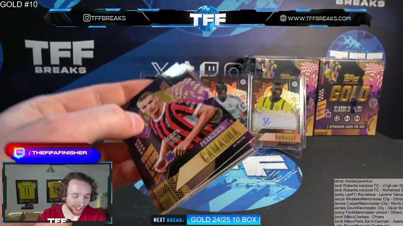 TOPPS UCC GOLD 24/25 10 BOX PYT/PYP #10