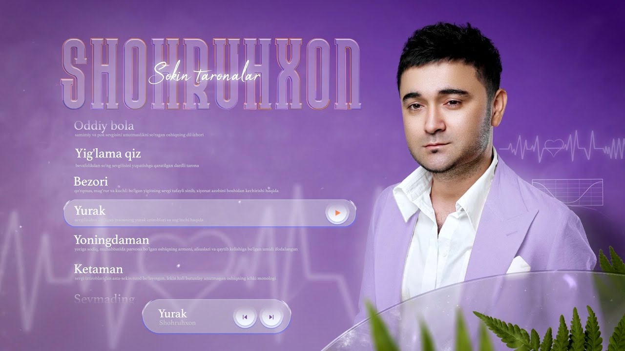 Shohruhxon - Sokin taronalar \\ Шоҳруҳхон - Сокин тароналар (Music Album)