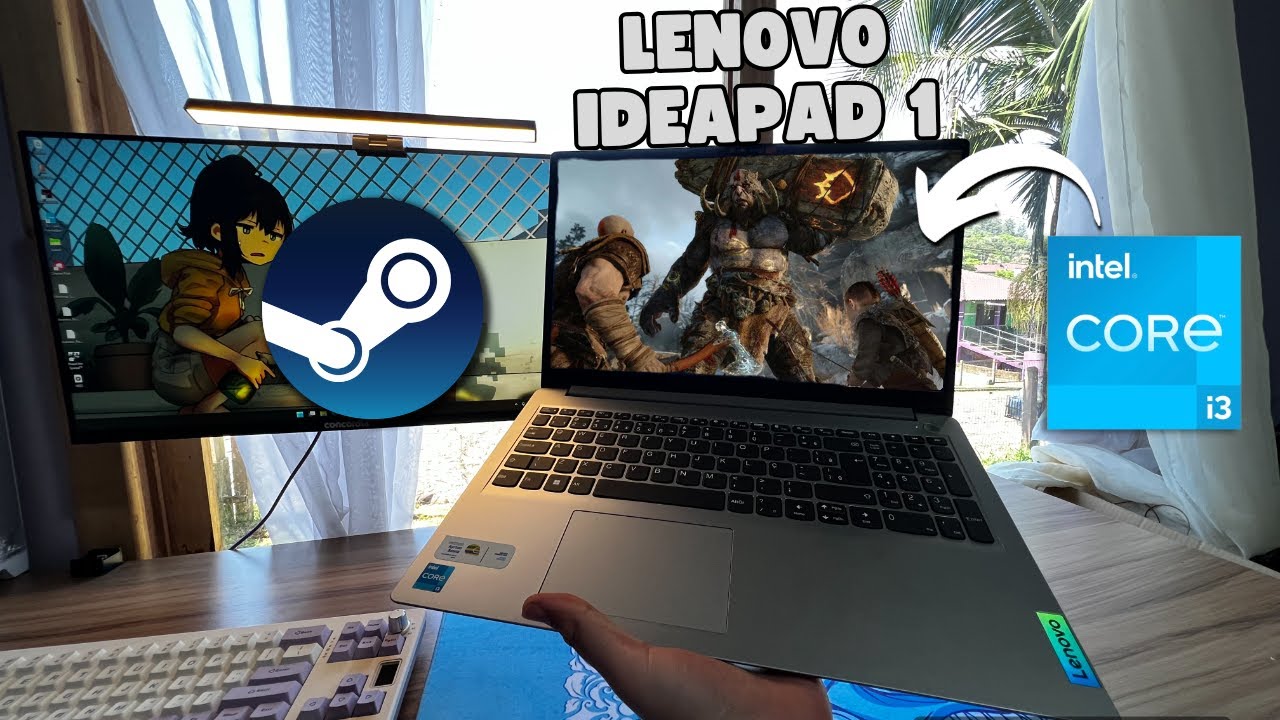 Testando Jogos pesados no notebook (Lenovo Ideapad 1i) Rodou tudo?? 🔥🔥🔥