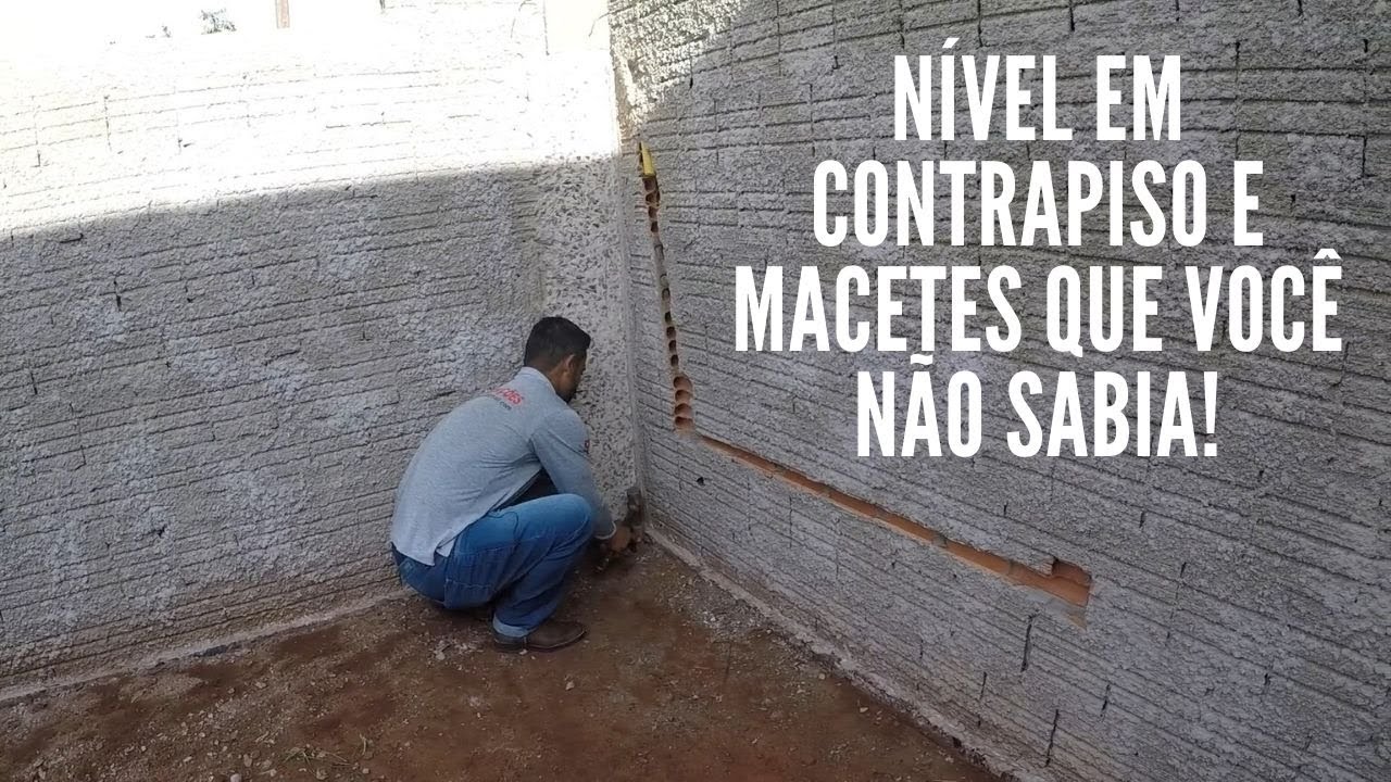 NÍVEL em CONTRAPISO e CAIMENTO