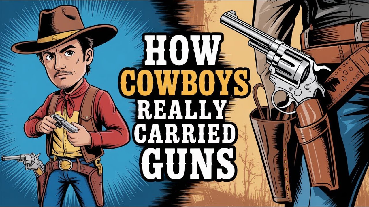 10 Real Ways Cowboys Carried Their Guns #wildwestguns #gunhistory