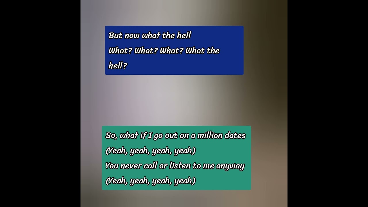 Avril Lavigne - What The Hell (Lyrics)